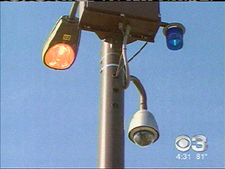 (A Philadelphia Police Department surveillance camera.  File photo)