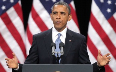 Barack Obama (Photo by John Gurzinski/Getty Images) 