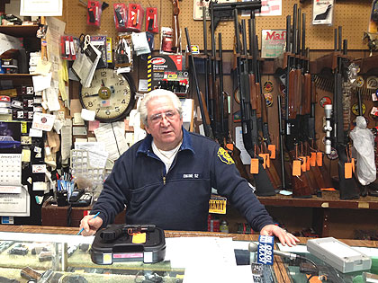 (Philadelphia gun shop owner Fred Delia.  Credit: Paul Kurtz)