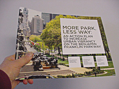 "More Park, Less Way" booklet. (Credit: Ed Fischer)