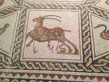 One of animal pictures on the mosaic (Credit: Cherri Gregg)