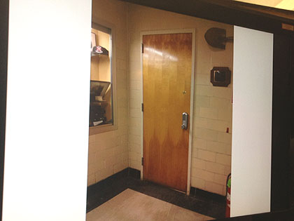 (The gun closet that the Philadelphia Police Academy.   Image from Phila. PD, photo by Mark Abrams)