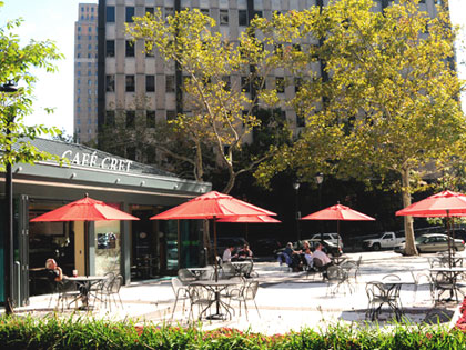 (Café Cret, at 16th and the Parkway.  Photo provided)