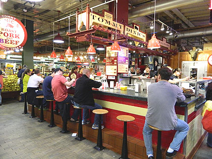(Tommy DiNic's sandwich stand in the Reading Terminal Market.  Credit: Jay Lloyd)