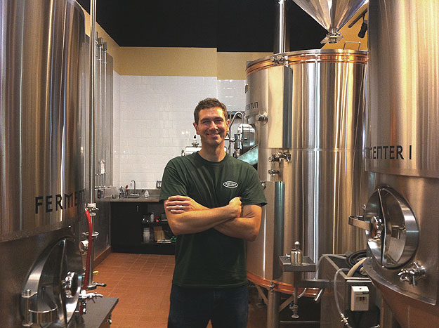 (Kevin Walter, brewmaster at Iron Hill Brewery, in Voorhees, NJ.  Photo provided)