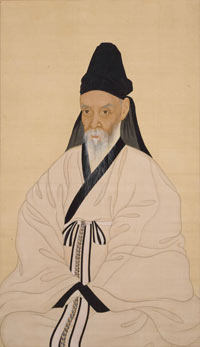 ("Portrait of Yi Jae," late eighteenth century, Korea.