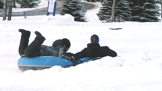 (Snow tubing at Jack Frost ski area.  Photo by Jay Lloyd)
