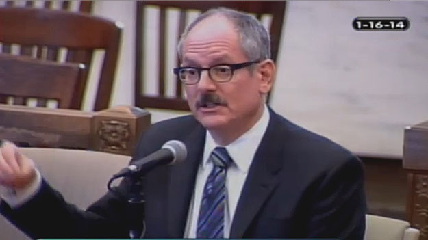 (Dr. Donald Schwarz, Philadelphia's health commissioner.  Image from City of Phila. TV)