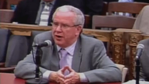 Vince Fennerty, executive director of the Philadelphia Parking Authority.   Image from City of Phila. TV)