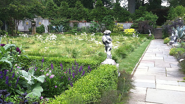 (One of the planted gardens at Chanticleer.  Photo by Lauren Lipton)