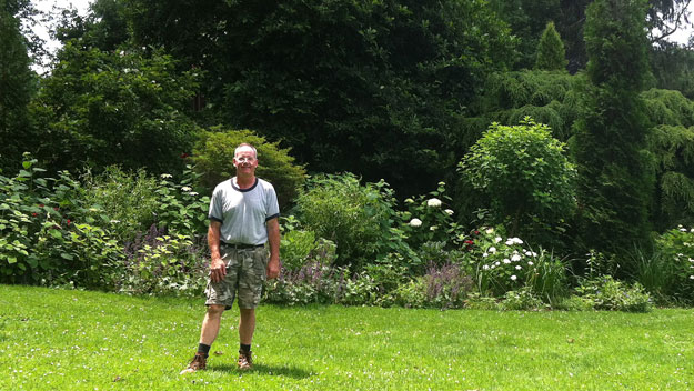 (Doug Croft, horticulturist at Chanticleer Garden.  Photo by Lauren Lipton)