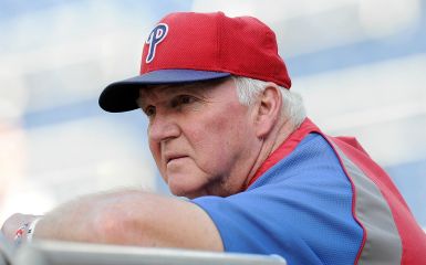 Charlie Manuel  (Photo by Greg Fiume/Getty Images)