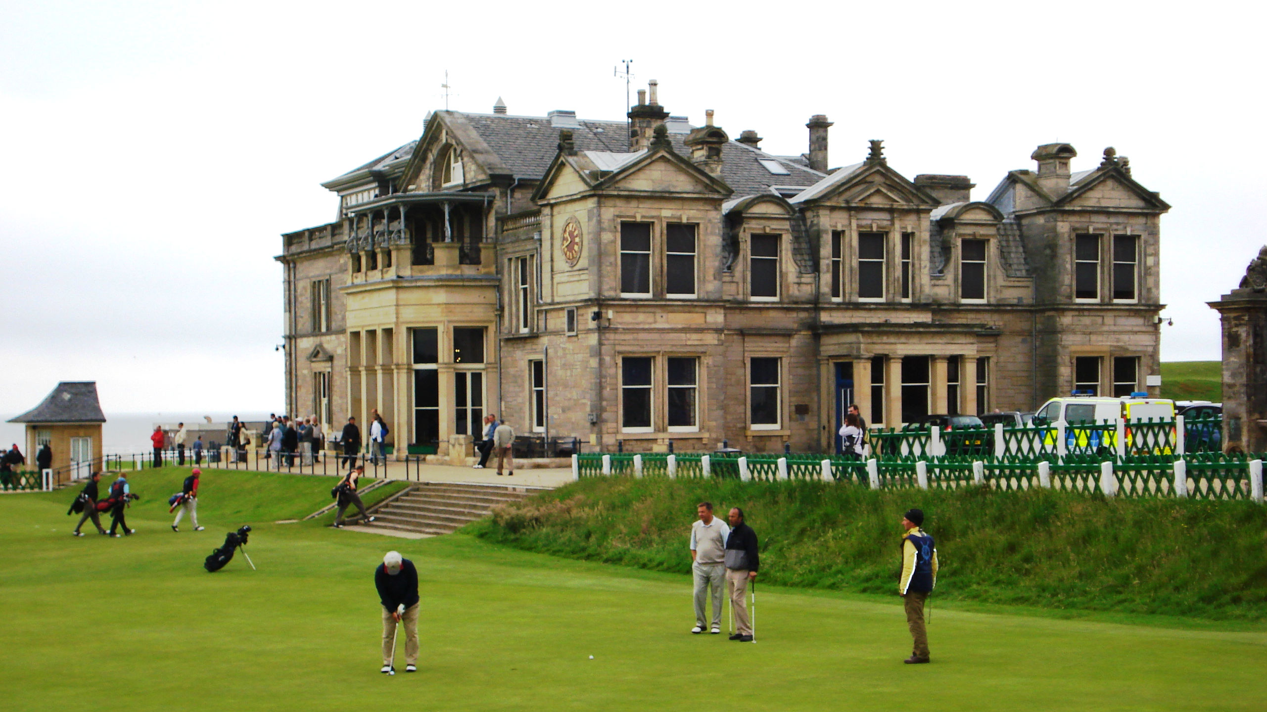 The Royal and Ancient Golf Society and the Old Course (the birthplace of golf). (Credit: Jay Lloyd)