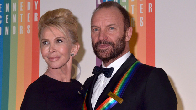 Sting, Trudie Styler,Kennedy Center Honors, 