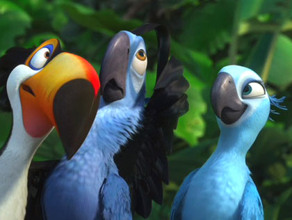 Movie Review Animated Bird Movie Rio Is Breezy But Better Without The 3 D Cbs Philly