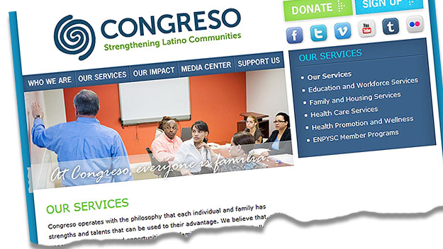 (The Congreso web site.)