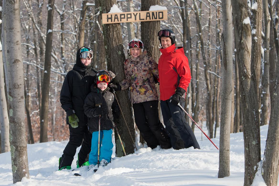 Dress the kids for the slopes like this family at Jack Frost. (Credit: Jay Lloyd)