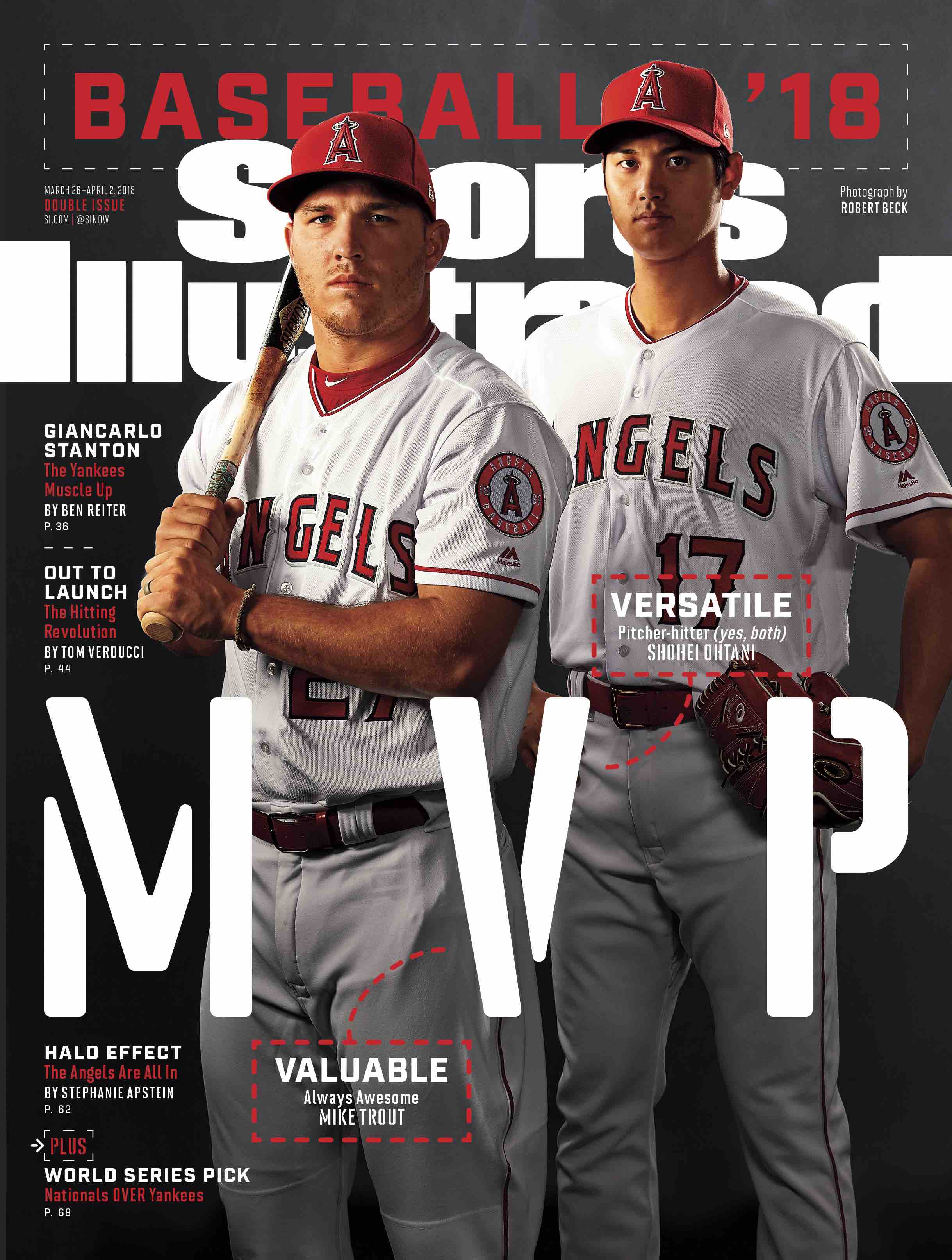 August 27 Angels RC First SPORTS ILLUSTRATED NO LABEL 2012 Mike Trout L.A 
