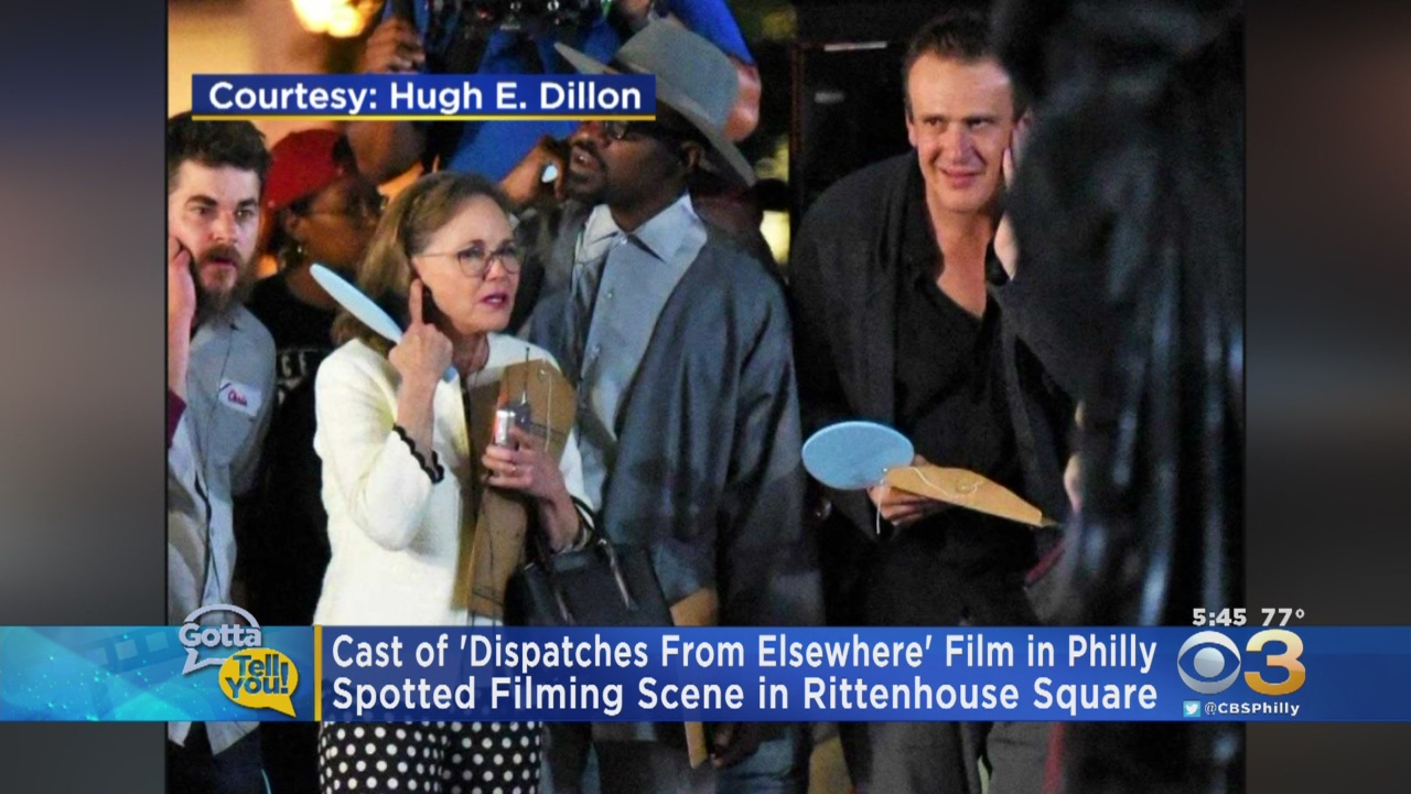 Cast Of 'Dispatches From Elsewhere' Spotted Filming In Rittenhouse Square
