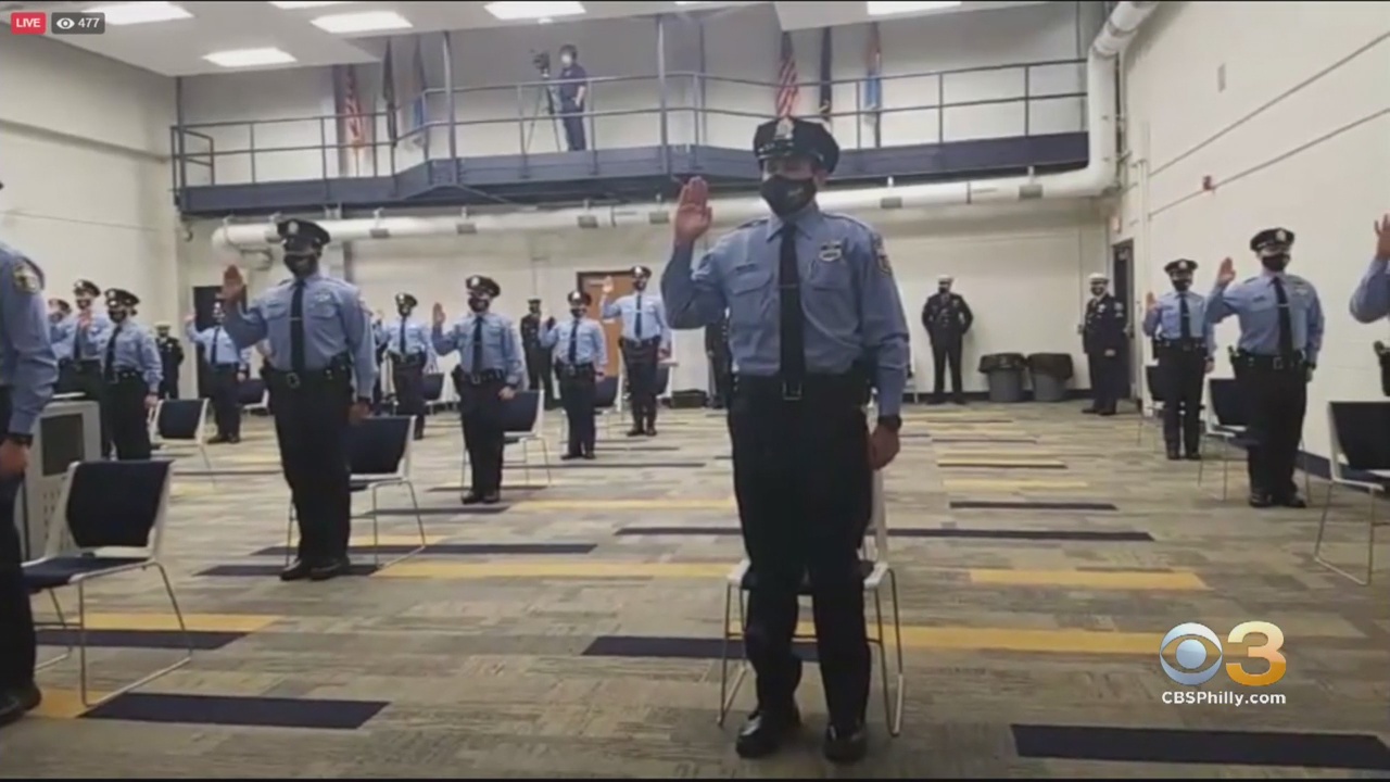 55 Philadelphia Police Academy Graduates Sworn-in As Police Officers