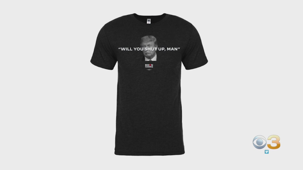 Will You Shut Up Man Becomes An Official Biden Campaign T Shirt Cbs Philly