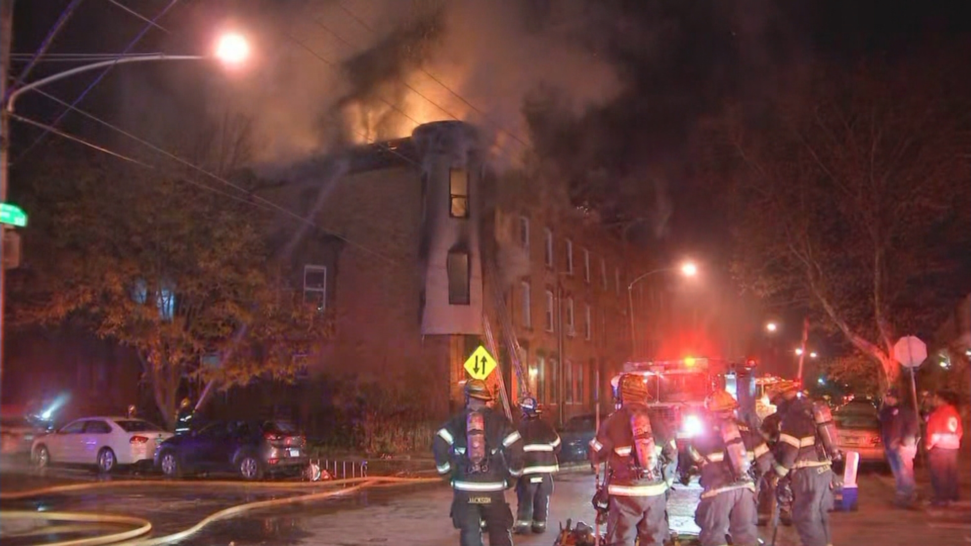 Philadelphia Firefighters Rescue 2 People From Fairmount House Fire