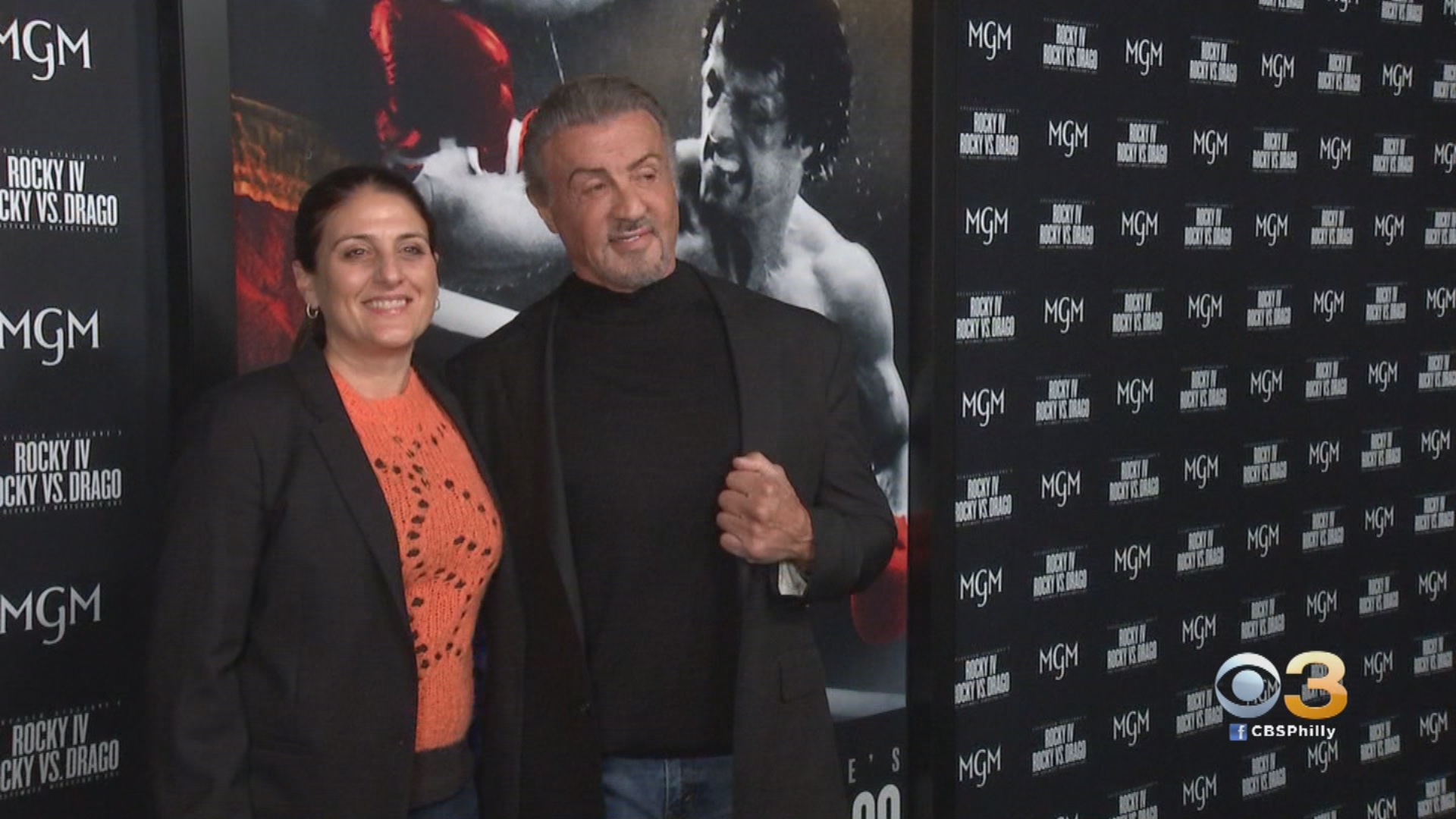 Sylvester Stallone, Burt Young participates in 'Rocky IV' Director's Cut at the Philadelphia Film Center