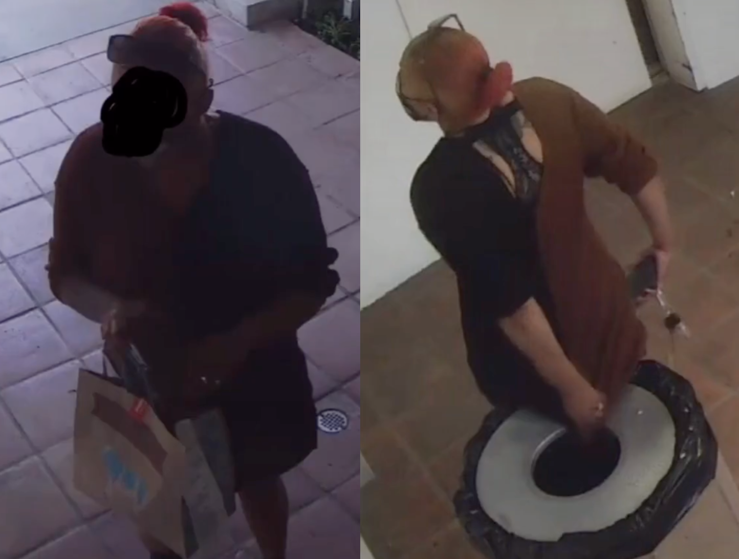 Caught On Video: DoorDash Driver Uses Apartment Lobby Trash Can As Toilet