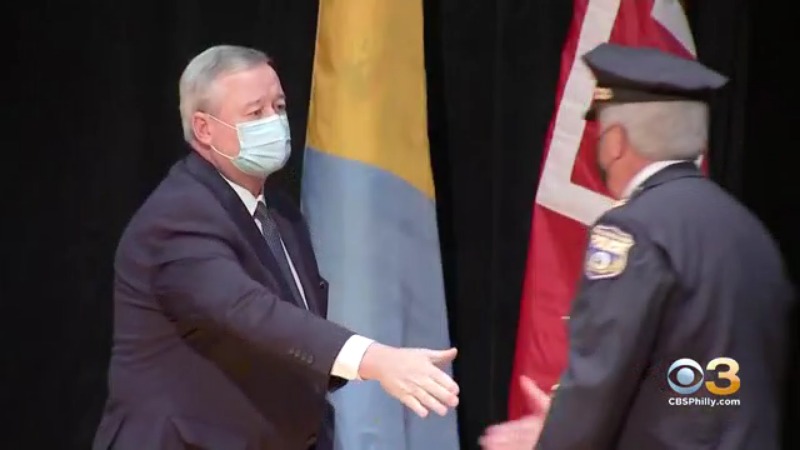 Philadelphia Police Celebrate Special Class Of Promotions For 57 Force Members