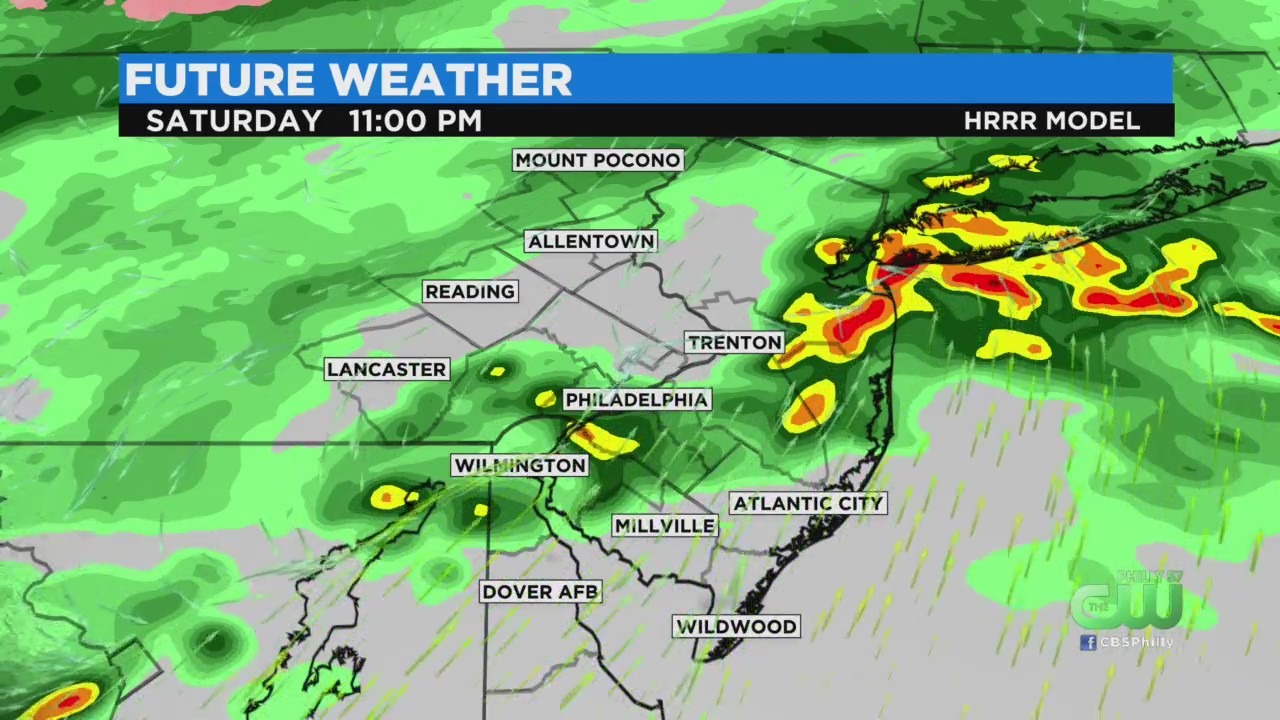 Philadelphia Weather: Flash Flood Warning For New Jersey Counties As System Pushes Through