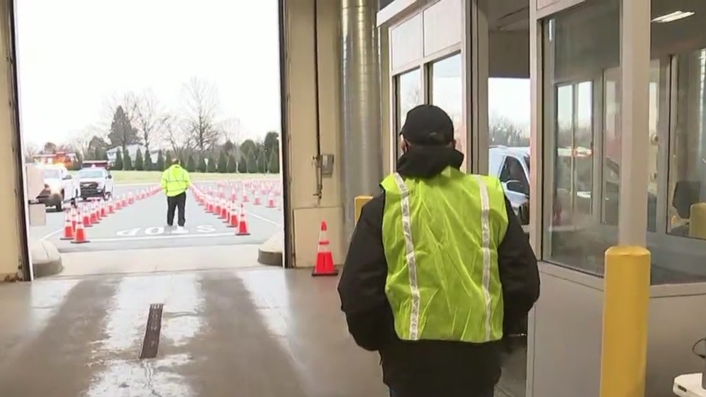 FEMA Opens Drive-Thru COVID-19 Testing Site At Delaware City DMV
