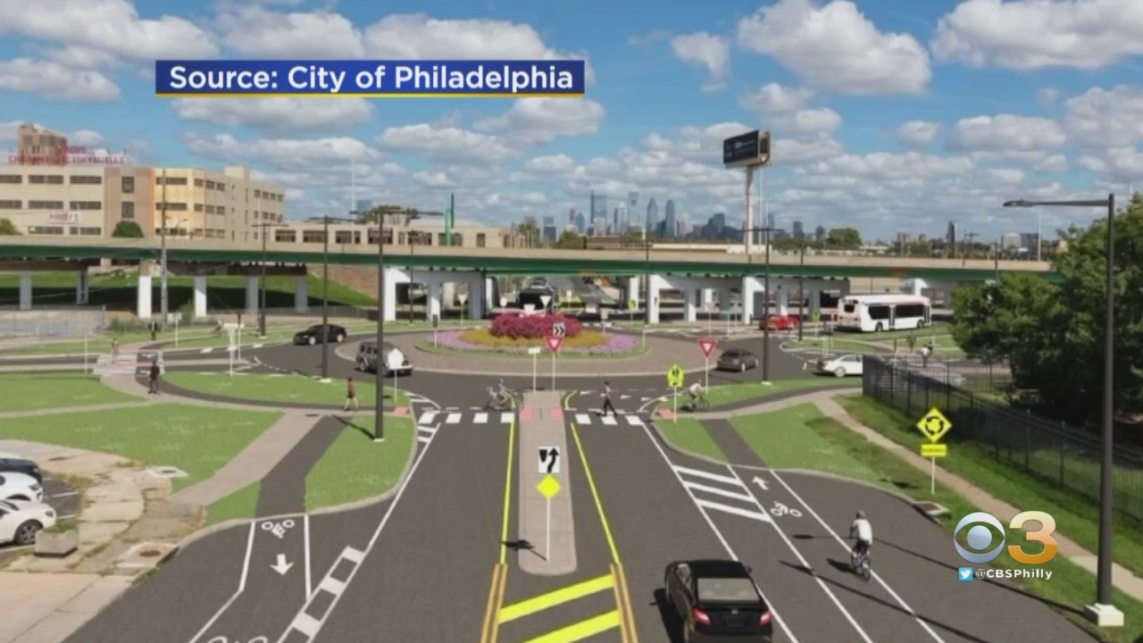 New Roundabout Being Built At Busy South Philadelphia Intersection