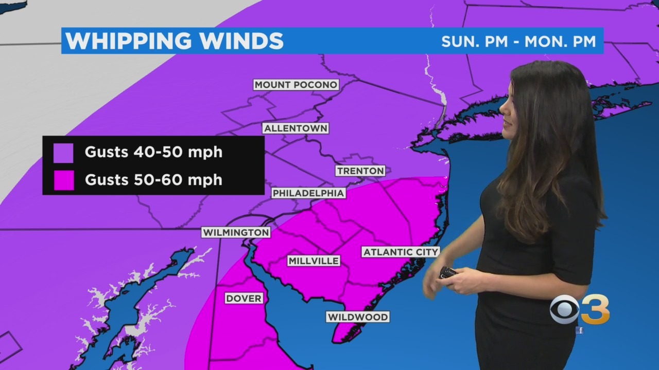 Potent Winter Storm System set to hit Delaware Valley Sunday night – CBS Philly