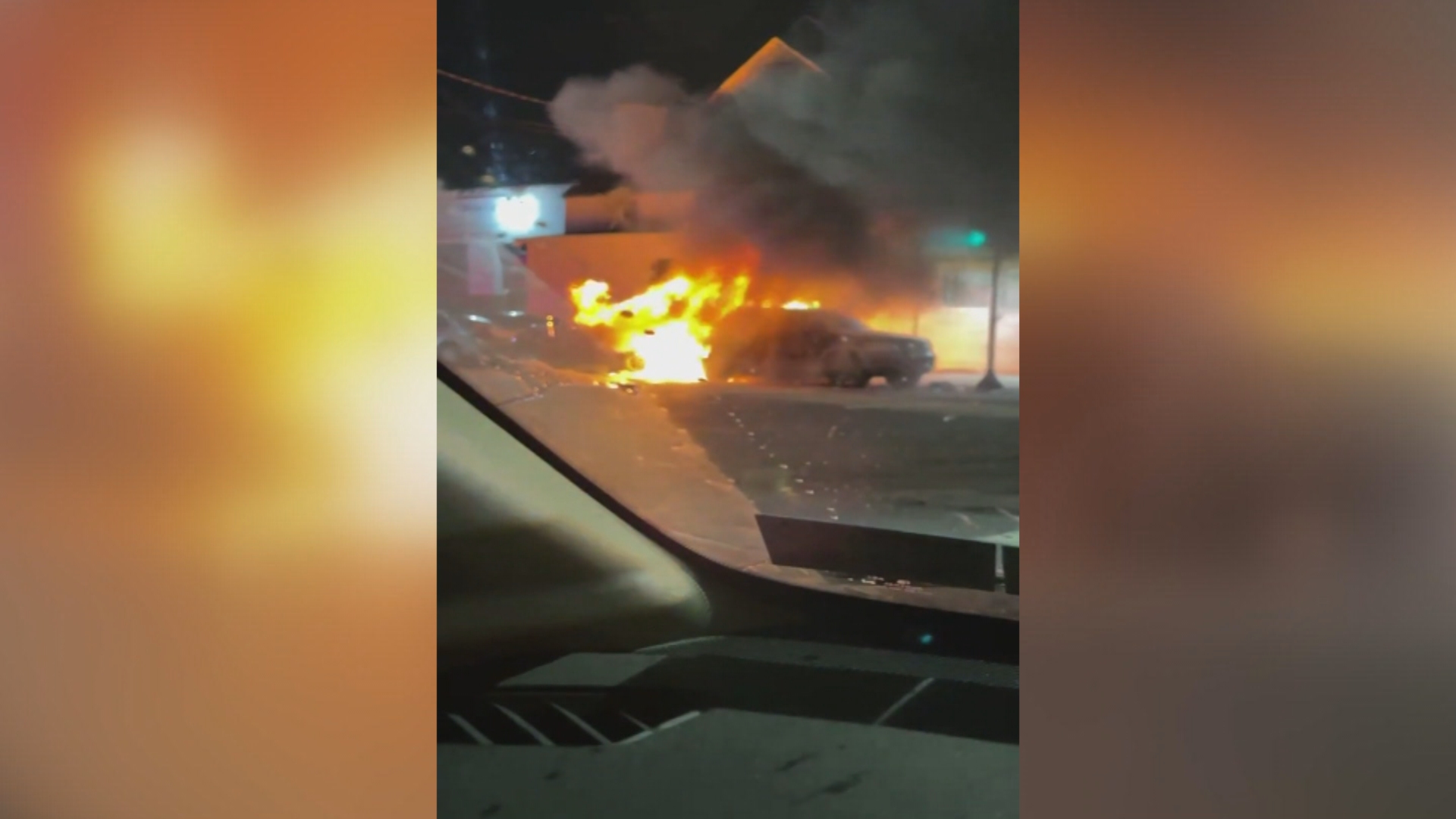 New Video Shows 2 Vehicles In Northeast Philadelphia Catch Fire Overnight – CBS Philly