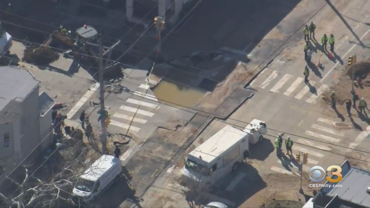 How Residents Affected By Water Main Break In Kingsessing Can Get Help – CBS Philly