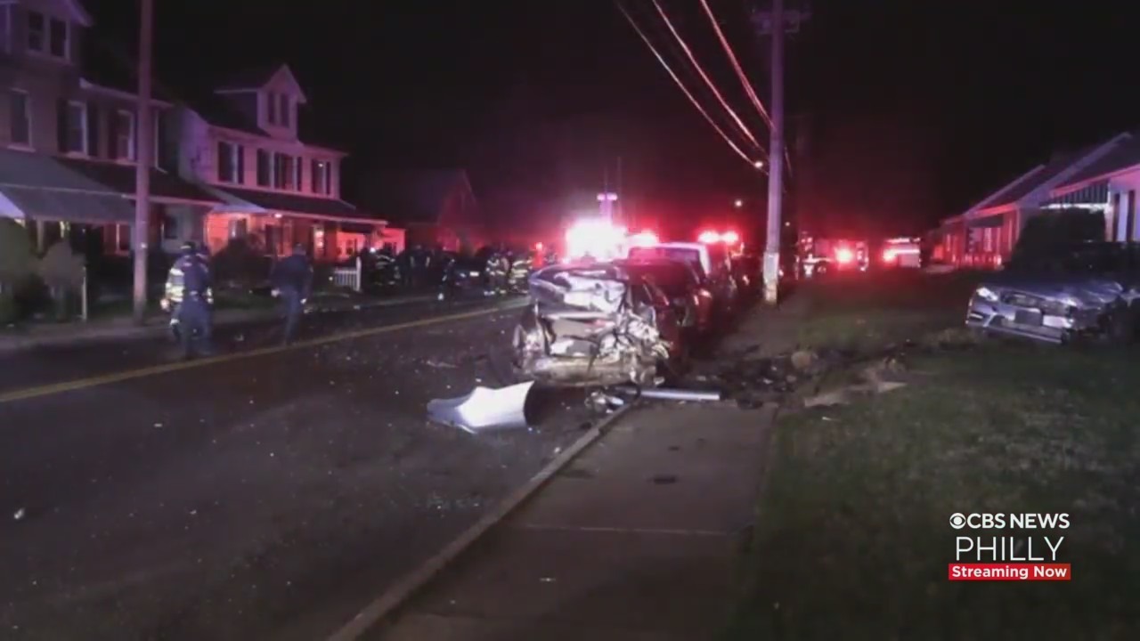 2 People Injured After High-Speed Chase Ends In Multi-Car Crash In Allentown