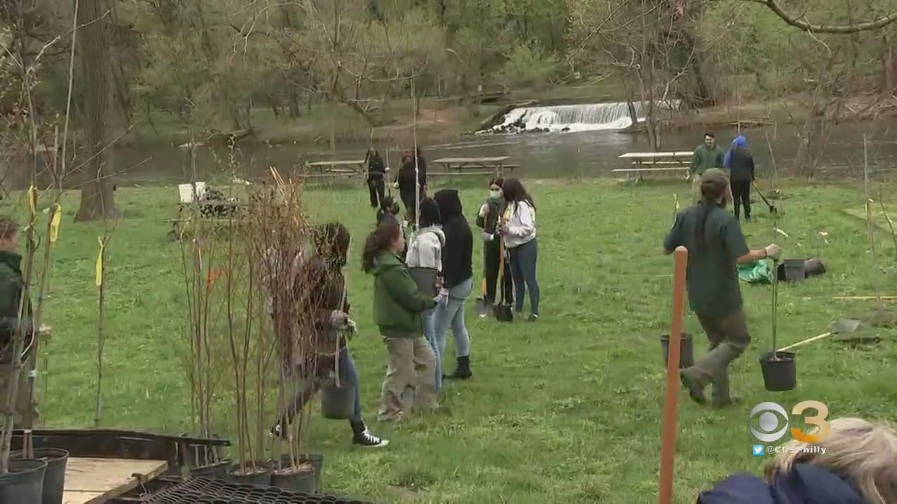 Delaware Volunteers, State Officials Plant Trees In Brandywine Park In Honor Of Earth Day