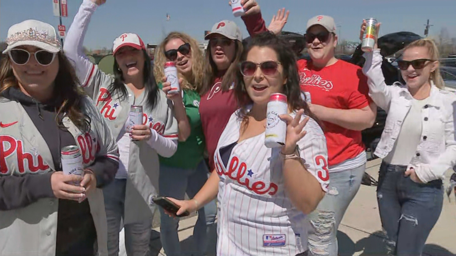 Phillies Fans Tailgate, Buy Merchandise Ahead Of Opening Day Against Oakland Athletics