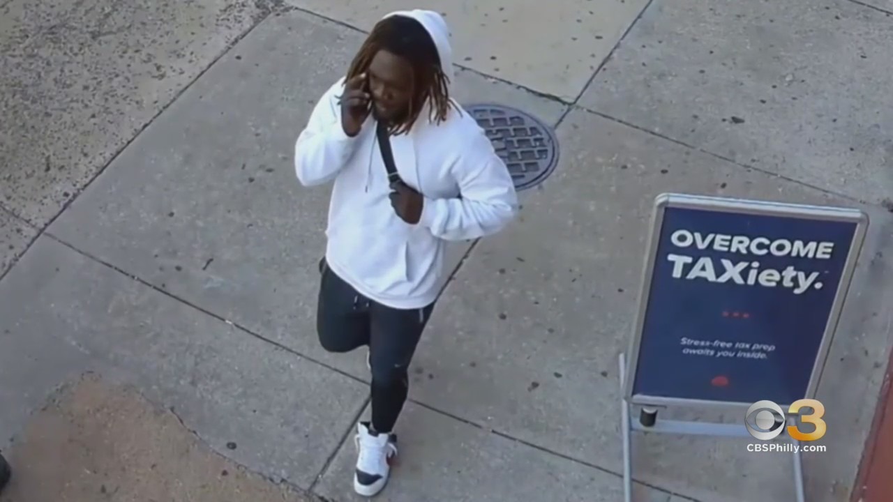 Surveillance Video Shows Victim Running Away As Suspect Fires Several Shots At Him In North Philadelphia