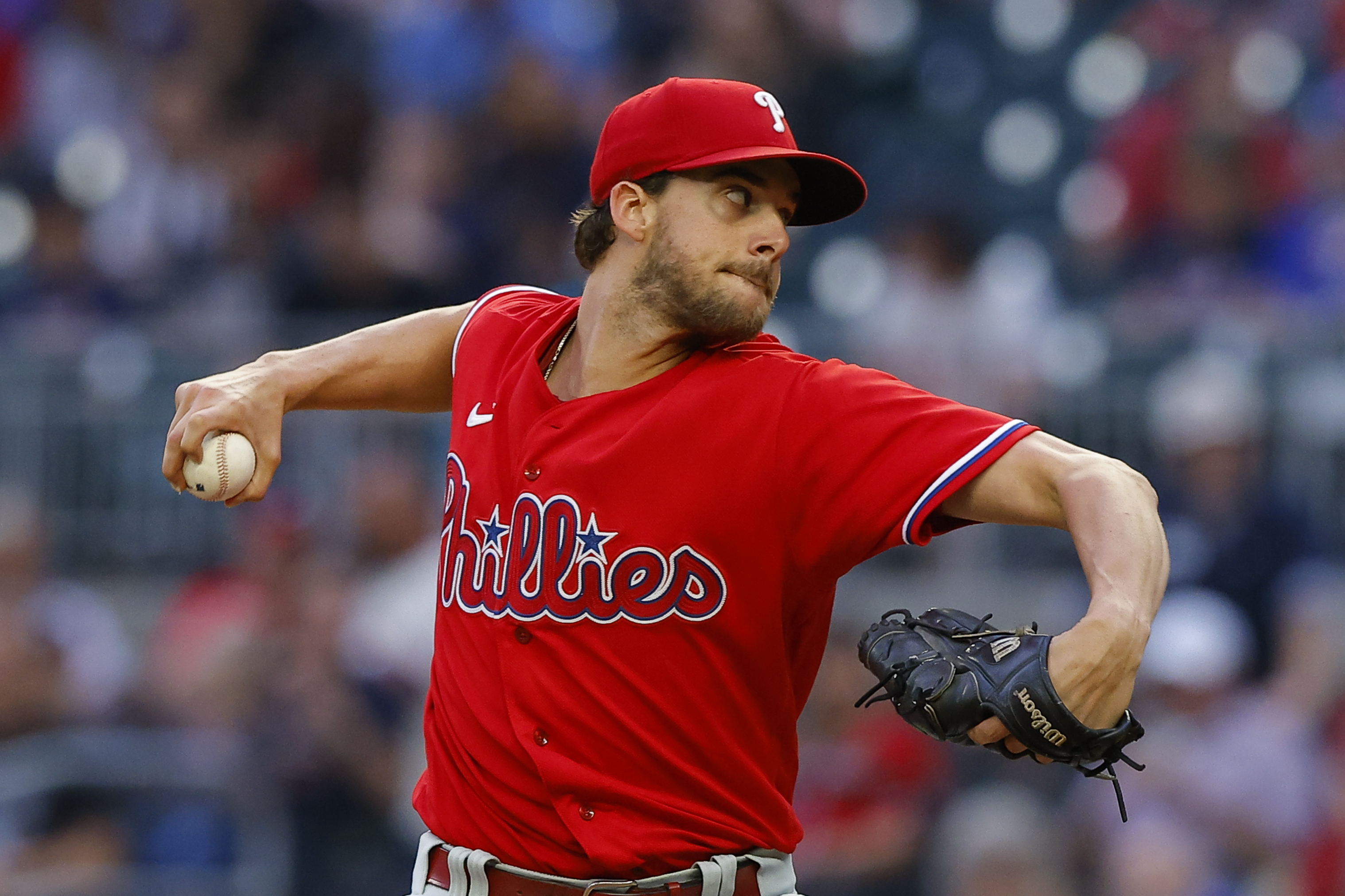 Aaron Nola Pitches Shutout Ball Into 9th, Phillies Beat Braves 4-1