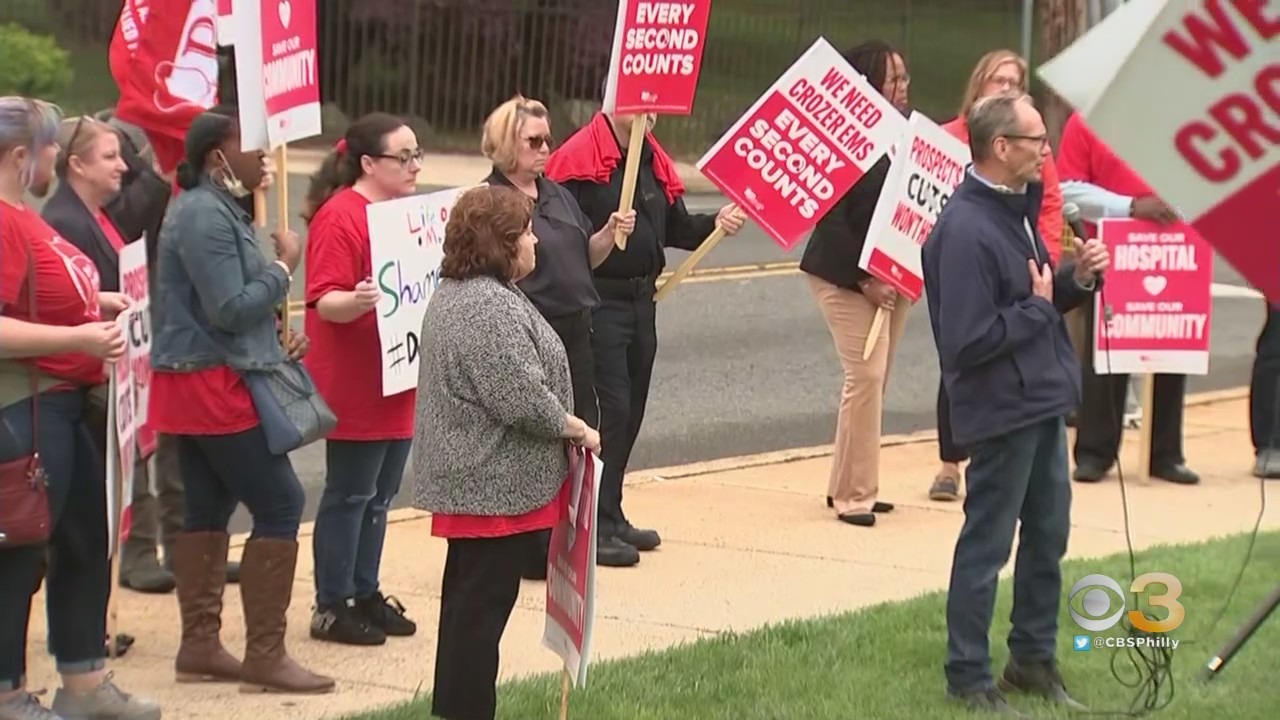 Healthcare Workers In Delaware County Rally To Stop Possible Closures Within Crozer Health System