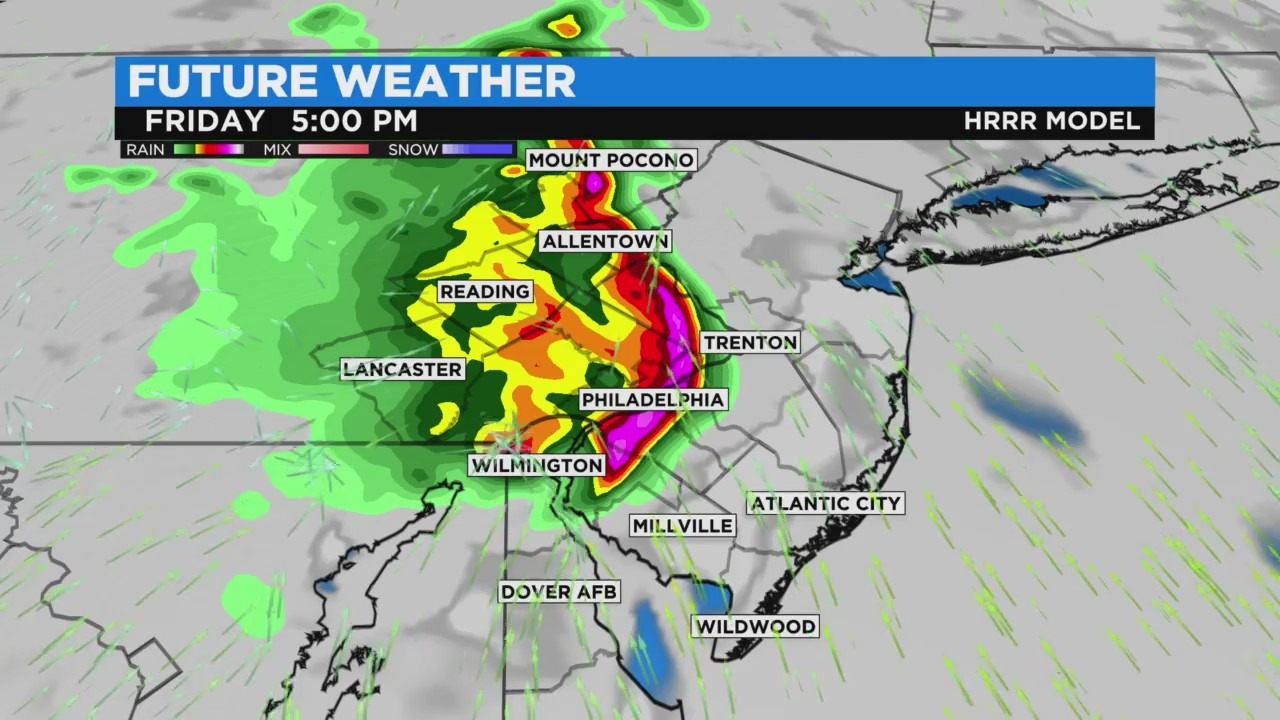 Philadelphia Weather: Gusty Severe Thunderstorms To Roll Through Delaware Valley Before Record-Setting Heat Arrives On Saturday