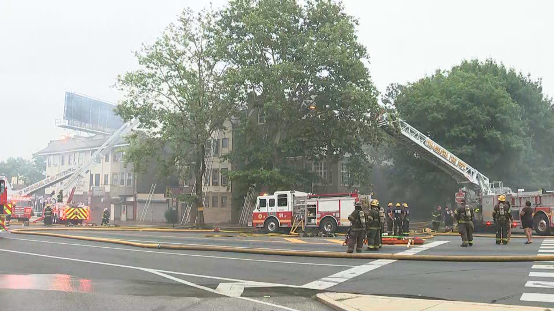 Nearly 25 People Displaced After Apartment Building Fire Spreads To Homes In Hunting Park – CBS Philly