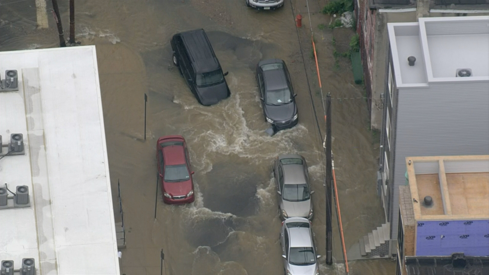 Crews Respond To Water Main Break In North Philadelphia