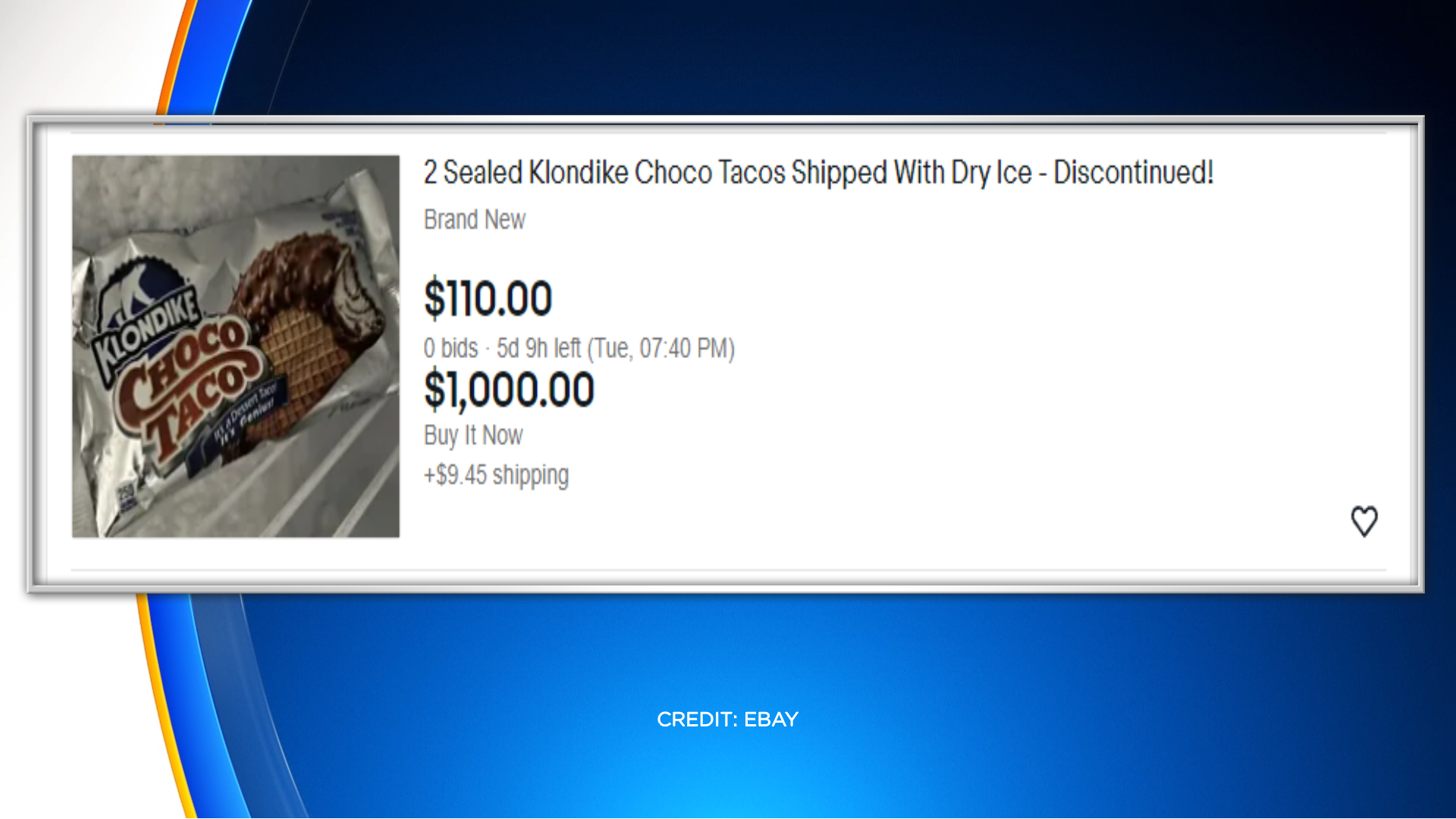 Choco Tacos Selling For Up To $1,000 On Ebay After Being Discontinued - CBS Philly