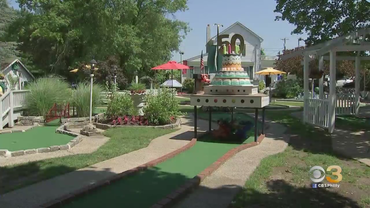 It's a SummerFest Friday and the summer is in full swing. Whether you are at the shore or in your hometown, it's always fun to play a round of mini-golf. There is a spot in South Jersey that has been a hole-in-one when it comes to family fun for 50 years. CBS3’s Janelle Burrell and Chandler Lutz teamed up for a little friendly competition. Pleasant Valley Miniature Golf is celebrating 50 years in Voorhees, New Jersey. JB: “This is in your blood, you’ve been doing this your entire life essentially.” Brian Whelan: “It is.” JB: “What’s it like to be reaching this milestone?” BW: “Remarkable, like hard to believe.” The family favorite was started by Whelan's late father. JB: “Continuing your father’s legacy, what does that mean to you?” BW: “It’s an honor. He worked really hard.” Whelan, the owner of Pleasant Valley Miniature Golf, has been running the business now for about the last three decades. “So each hole has a name,” Whelan said. “So there’s the trees on No. 1, the traffic light is No. 2, the castle, the horse holes.” Chandler and Janelle were ready to hit the course. They even put a friendly wager on the match. The loser had to buy the winner water ice and Chandler won the match. Congrats to Whelan and the team on celebrating 50 years!